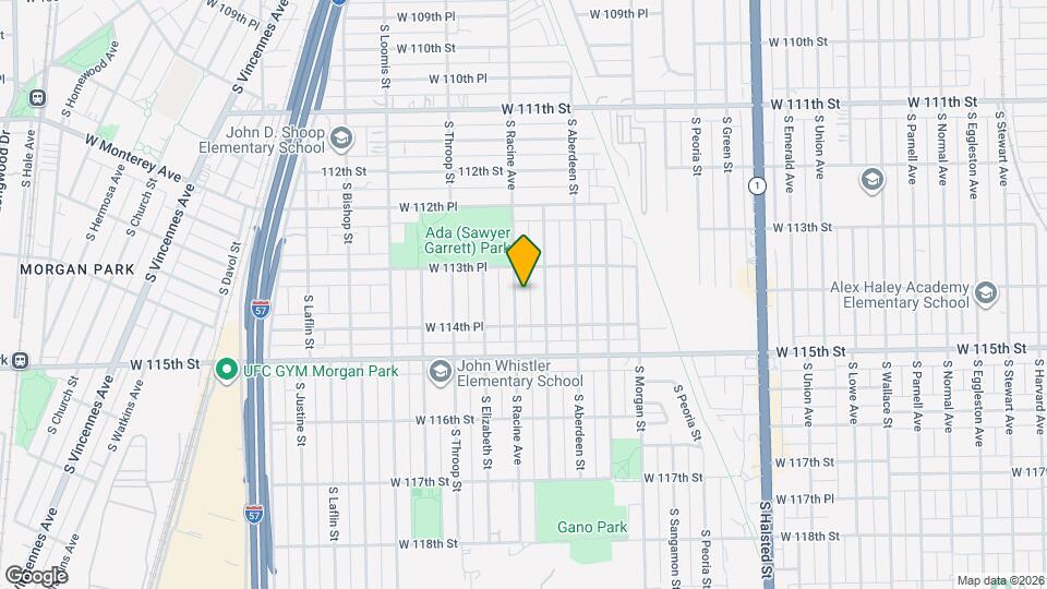 11361 S Racine Ave Map and Location Details