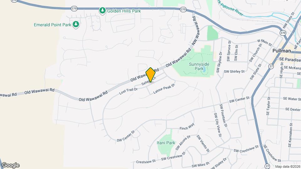 1115 Lost Trail Dr Map and Location Details