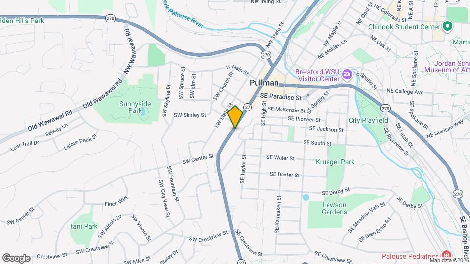 410 S Grand Ave Map and Location Details