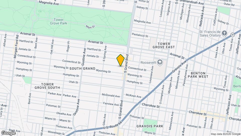 3620 Connecticut St, Unit 1st fl Map and Location Details