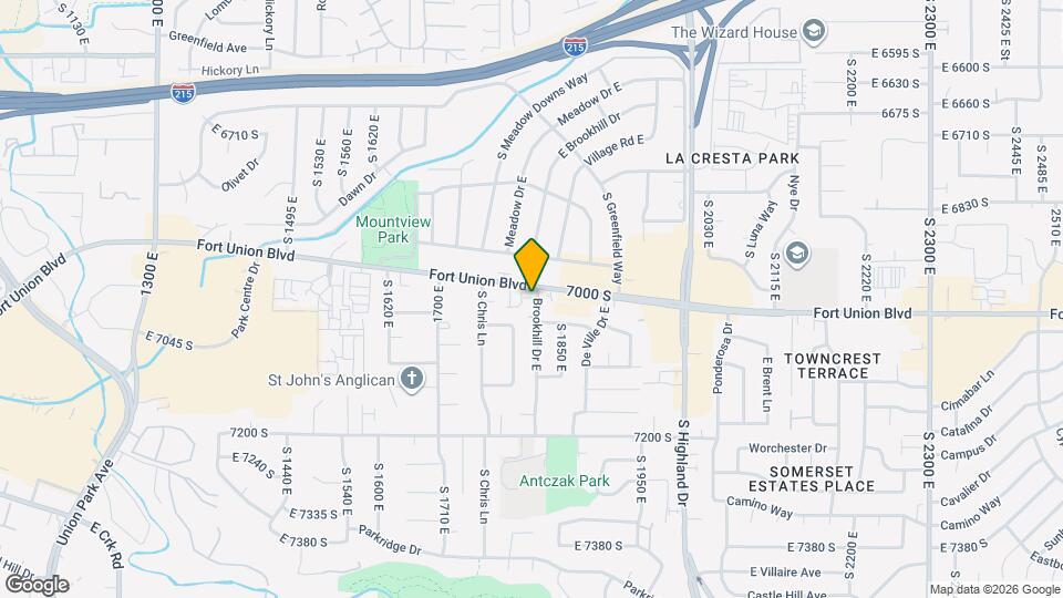 6988 S Brookhill Dr Map and Location Details
