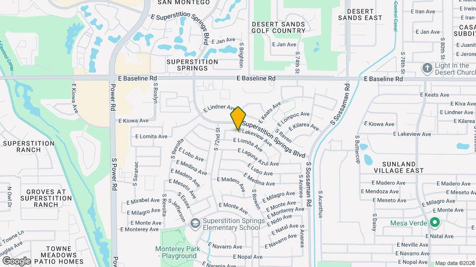 7251 E Lakeview Ave Map and Location Details