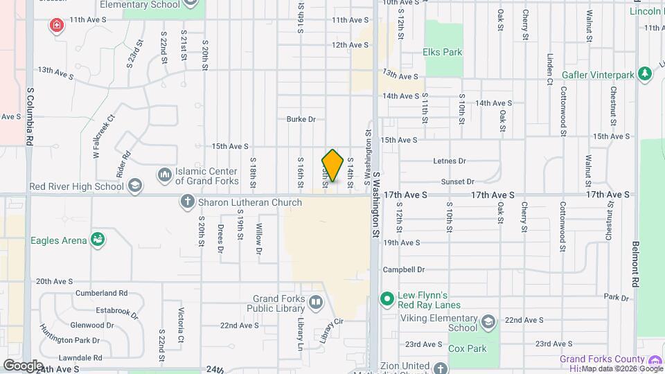 1617 S 15th St Map and Location Details