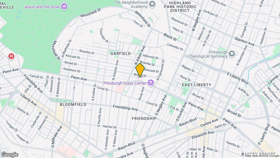 5439 Penn Ave Map and Location Details