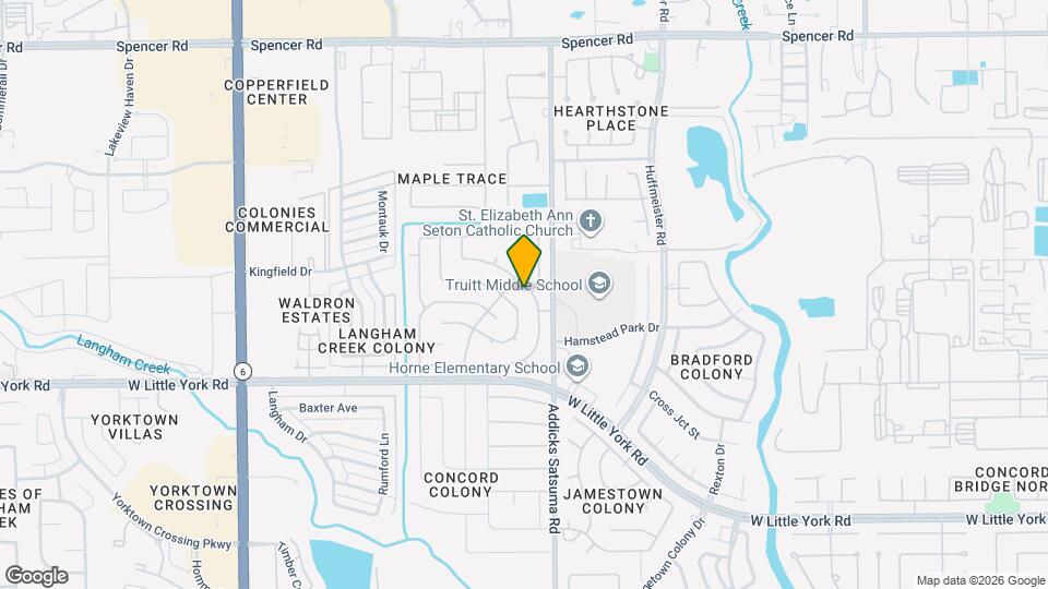 15051 Felgate Creek Dr Map and Location Details