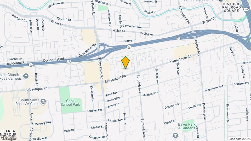 1585 Sebastopol Rd Map and Location Details