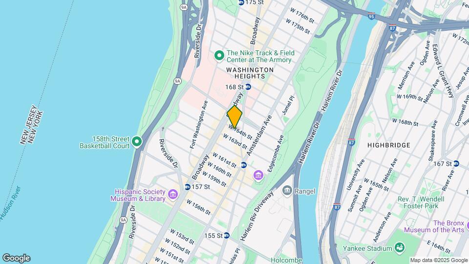 548 W 164th St Map and Location Details