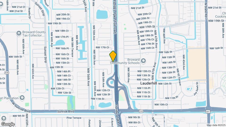 1520 NW 52nd Ave Map and Location Details