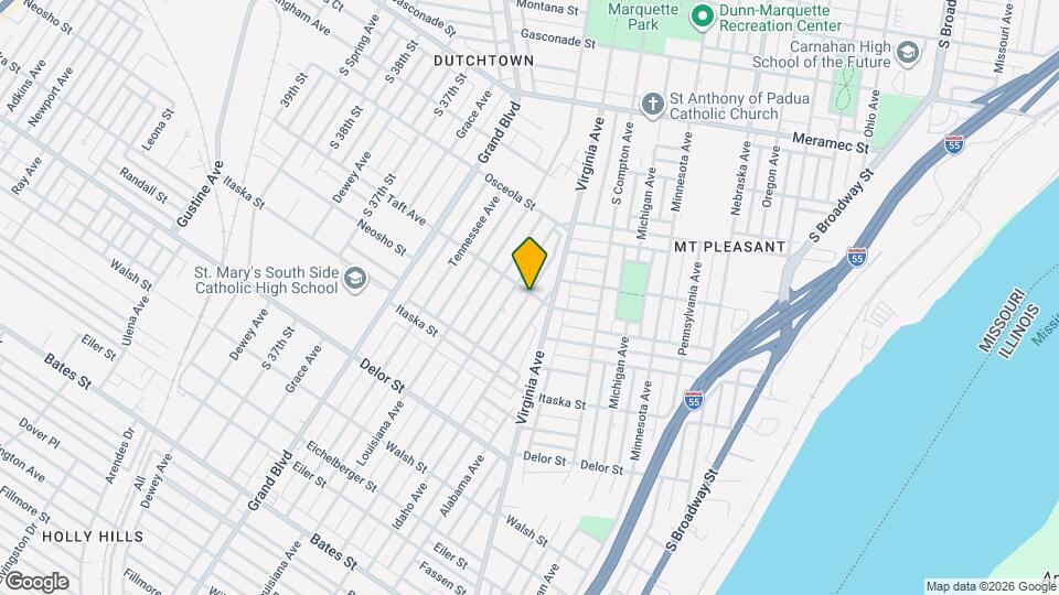 3412 Taft Ave Mapa y Detalles de la Ubicación