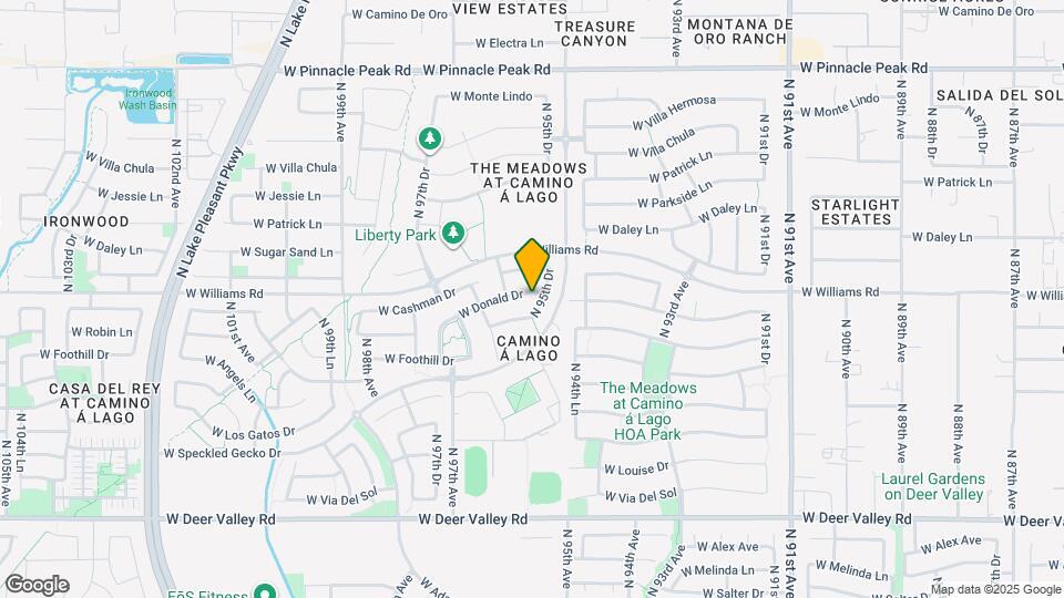 9553 W Donald Dr Map and Location Details