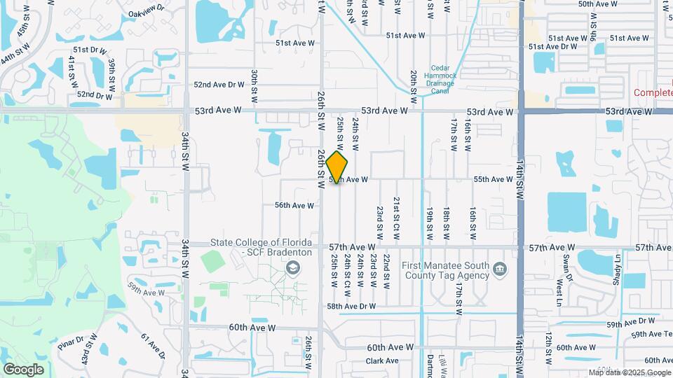 5518 25th St W Map and Location Details