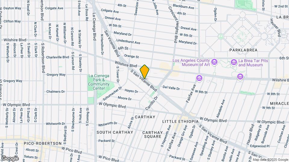 6454 SAN VICENTE Blvd Map and Location Details