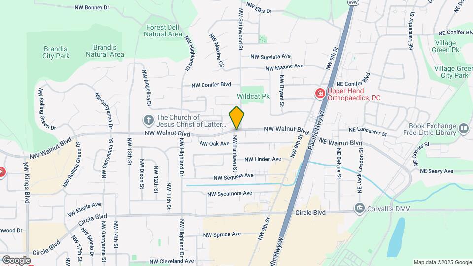 722 NW Walnut Blvd Map and Location Details