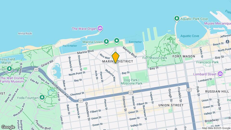 3675 Fillmore St, Unit 102 Map and Location Details