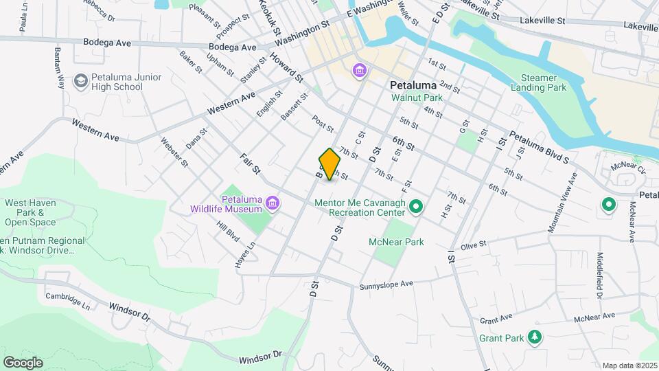 821 B St Map and Location Details