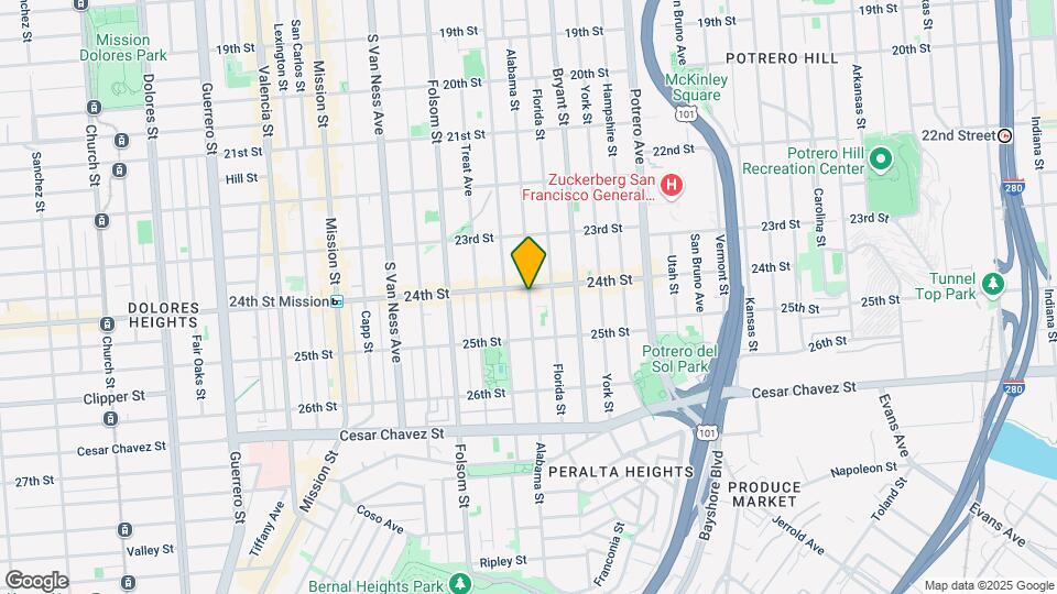 1210-1214 Alabama St Mapa y Detalles de la Ubicación