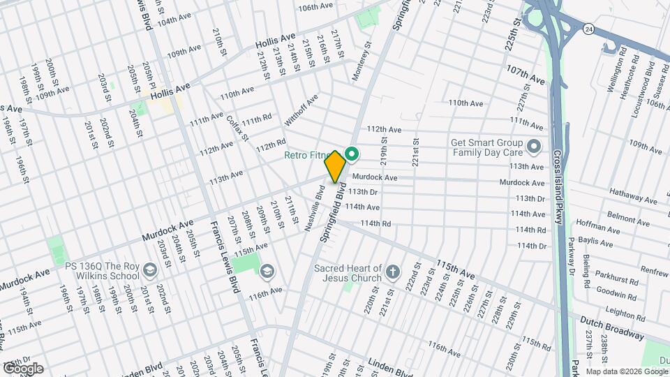 113-42 Springfield Blvd Map and Location Details