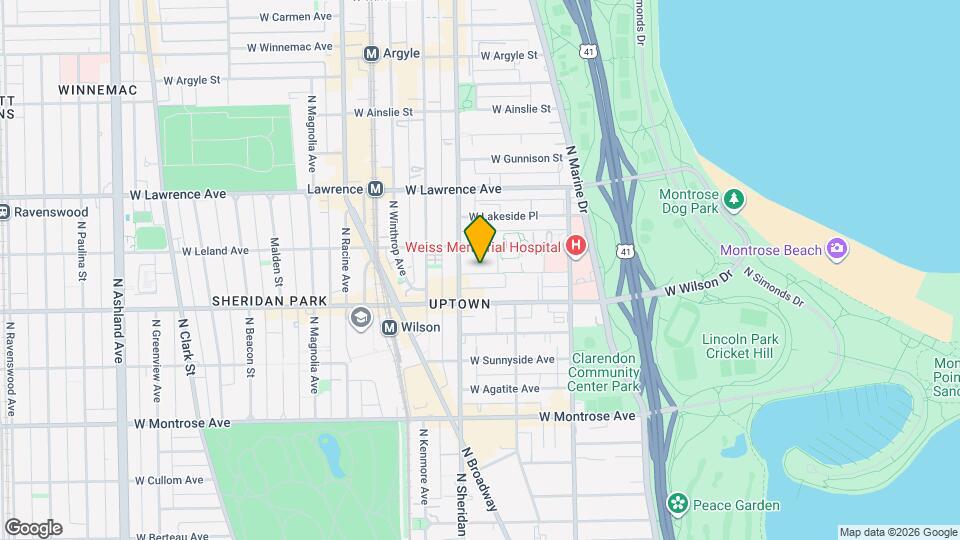 920 W Eastwood Ave, Unit #502 Map and Location Details