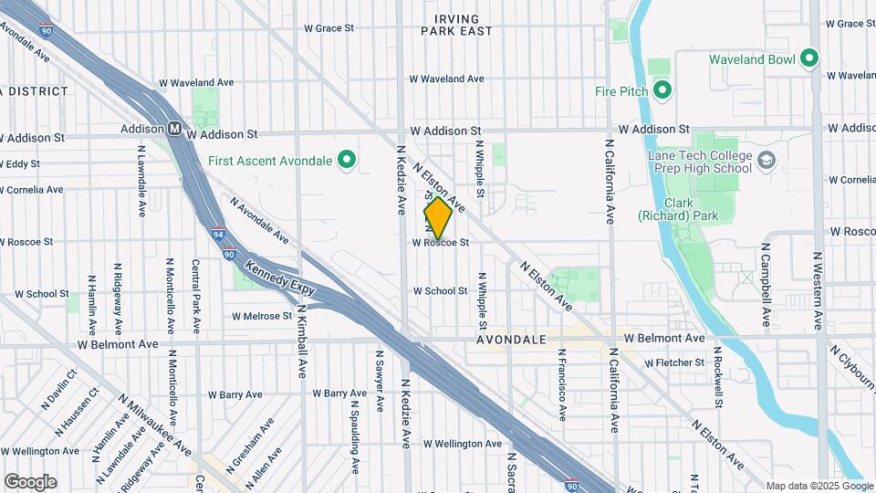3355 N Troy St Map and Location Details