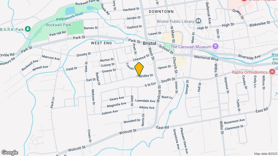 67 Gridley St Map and Location Details