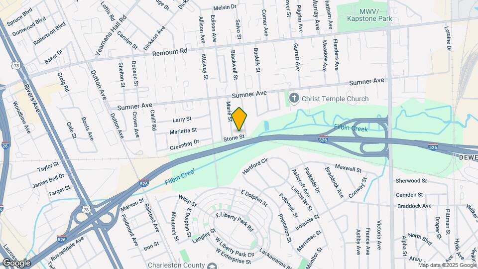 1440 Storie St Map and Location Details