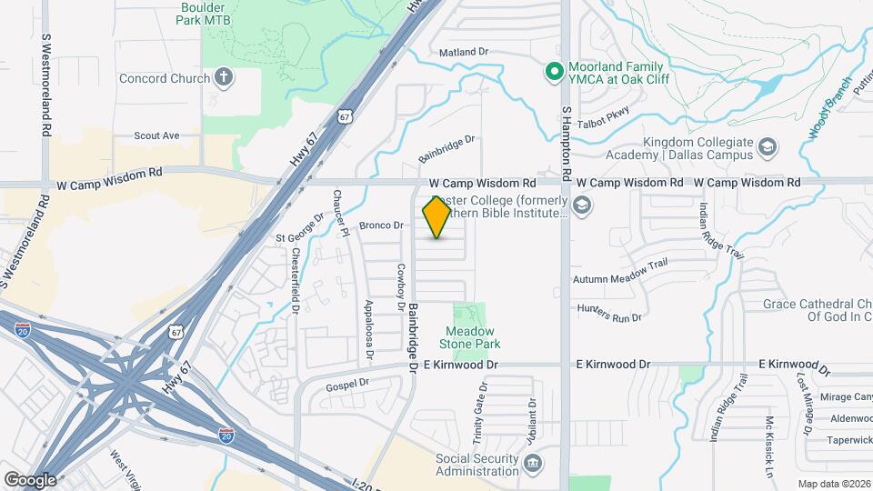 2736 Meadow Harvest Ln Map and Location Details