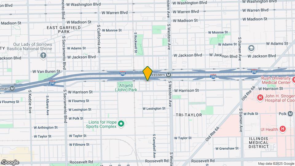 2519 W Congress Pky, Unit #1 Mapa y Detalles de la Ubicación