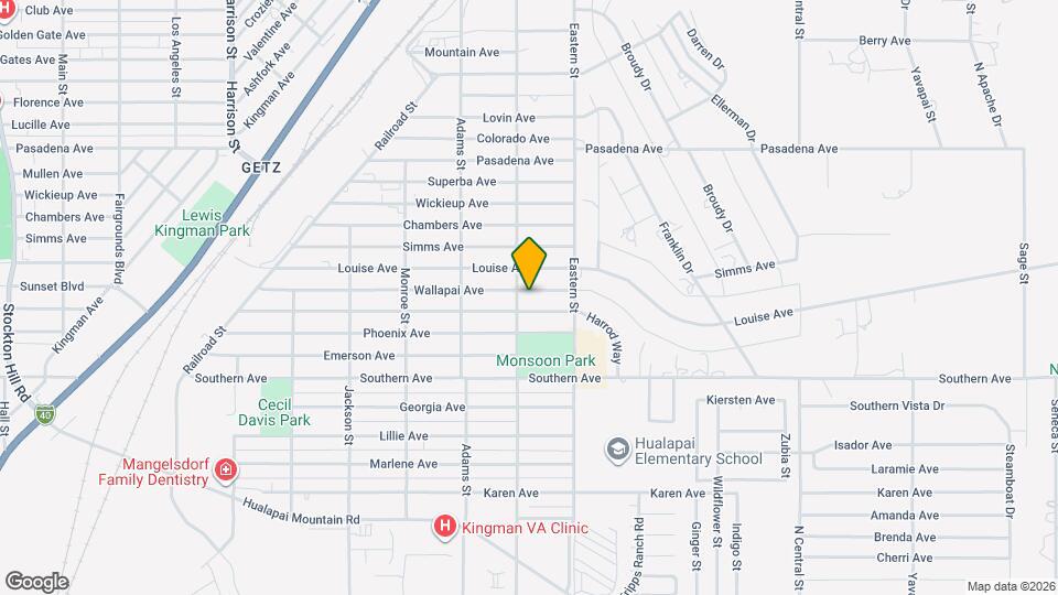 2812 Wallapai Ave Map and Location Details