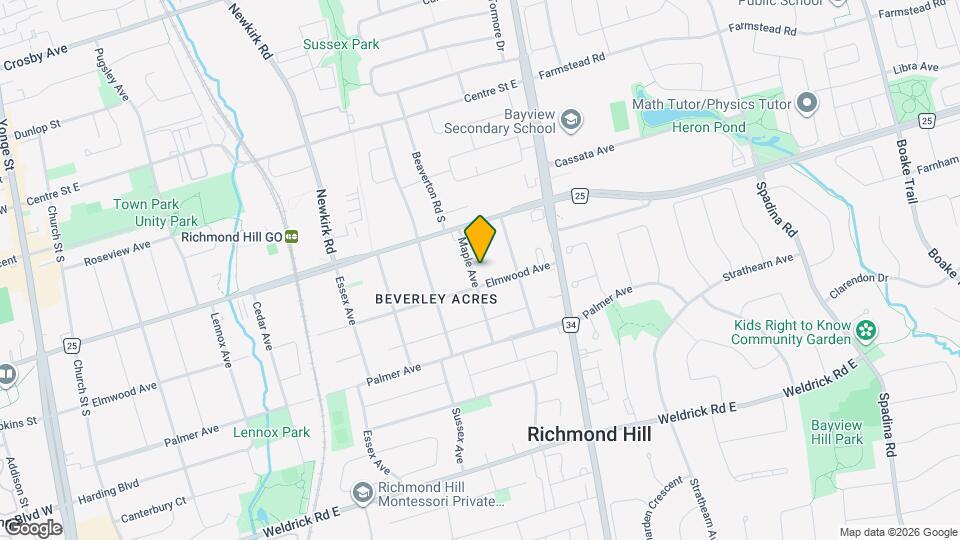 181 Maple Ave Map and Location Details