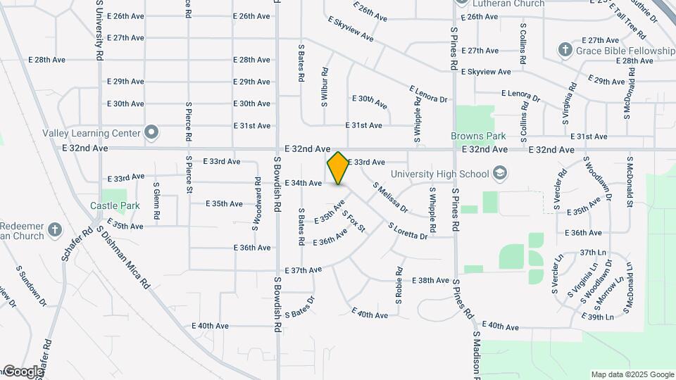3404 S Loretta Dr Map and Location Details