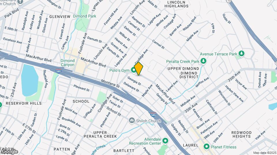 2867 MacArthur Blvd Mapa y Detalles de la Ubicación