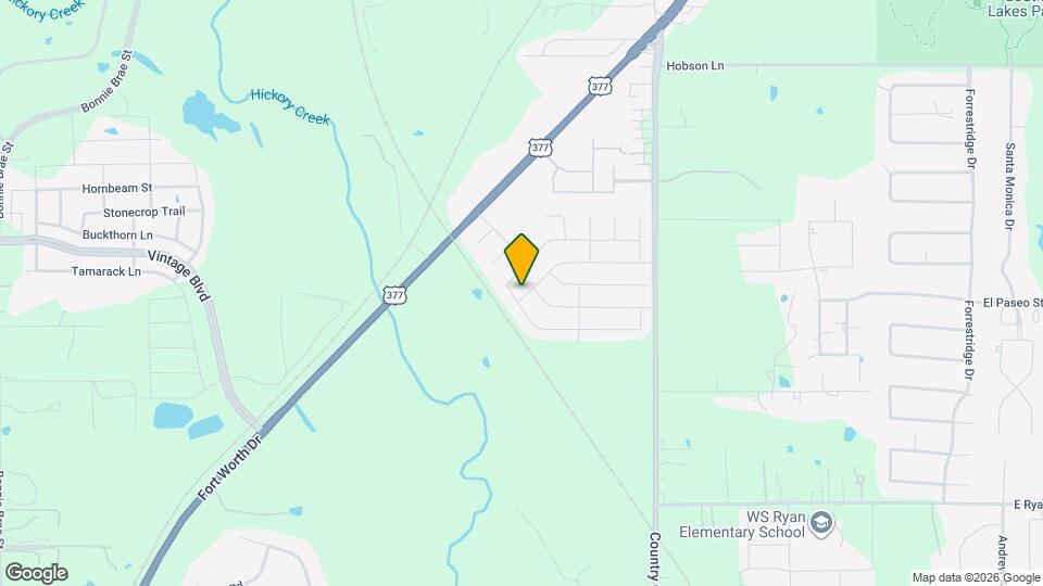 1308 Wintercreek Dr Map and Location Details