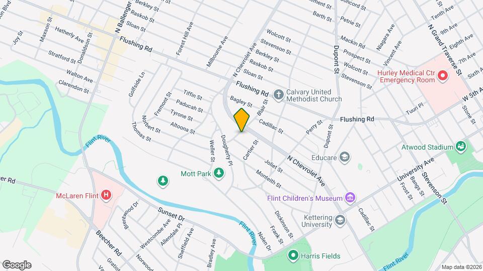 908 Blair St Map and Location Details