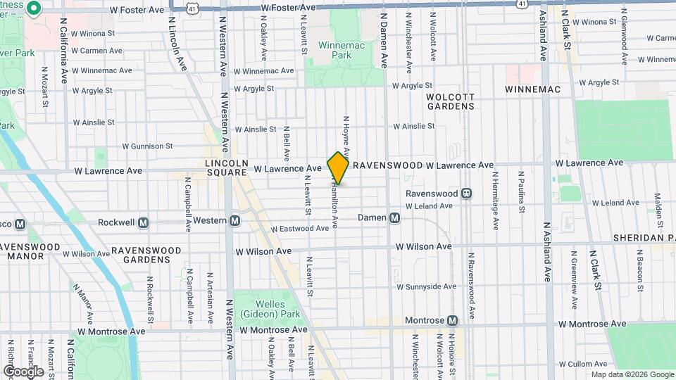 2135 W Giddings St, Unit 2B Map and Location Details