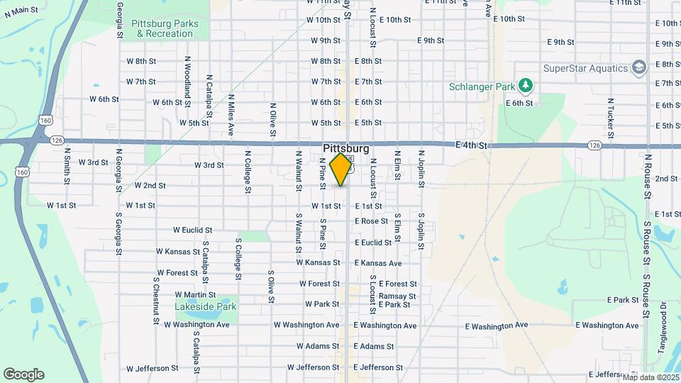 117 N Broadway St Mapa y Detalles de la Ubicación