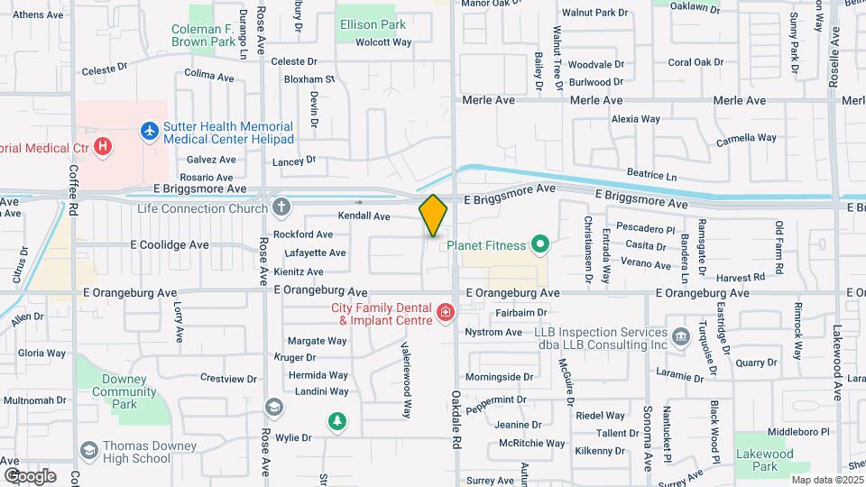 1500 Santa Paula Dr Map and Location Details