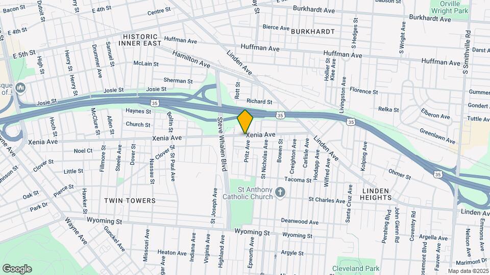 1330 Xenia Ave Mapa y Detalles de la Ubicación