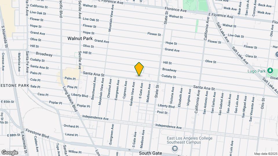 3115 Santa Ana St Map and Location Details