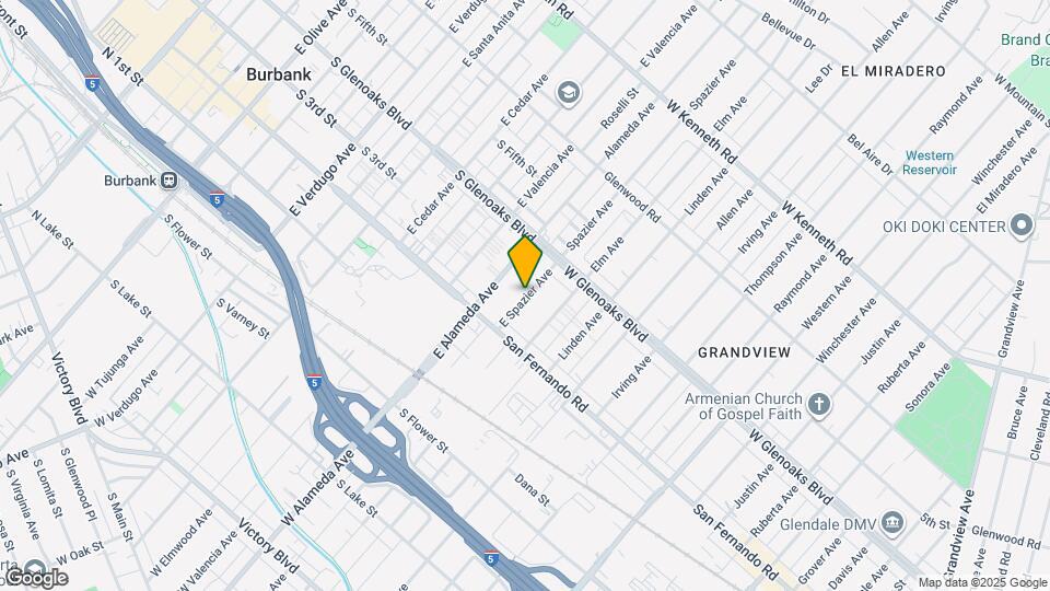 1037 E Spazier Ave Mapa y Detalles de la Ubicación