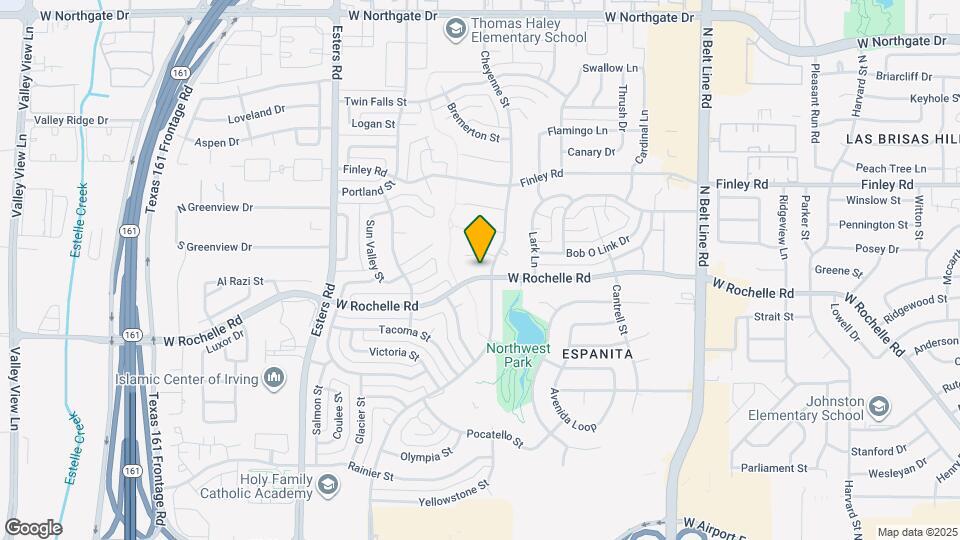 3805 W Rochelle Rd Map and Location Details