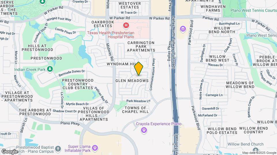 2633 Shadow Hill Ln Map and Location Details