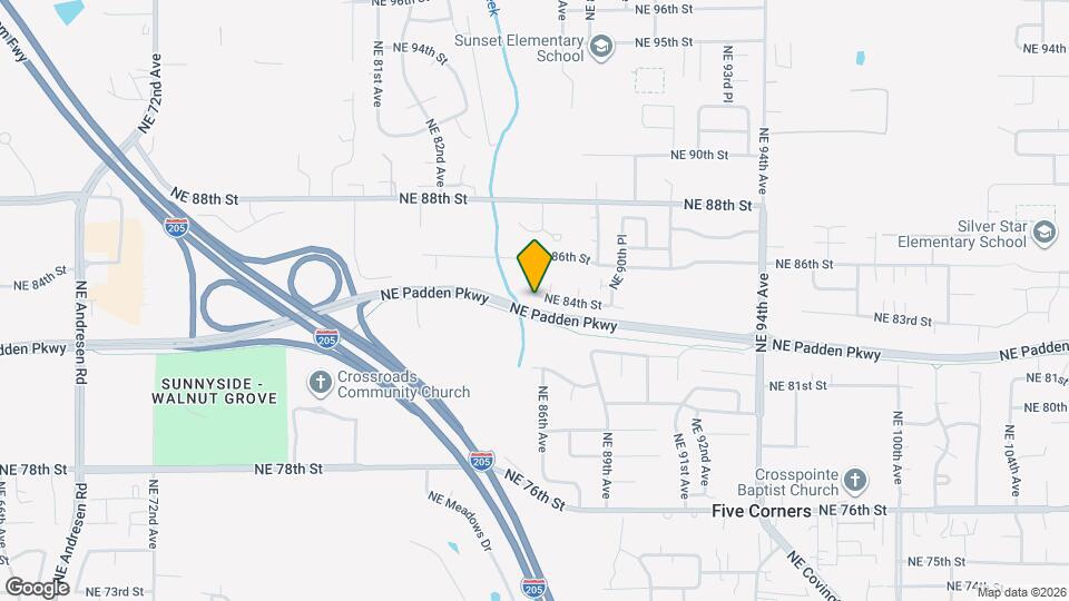 8601 NE 84th St Map and Location Details