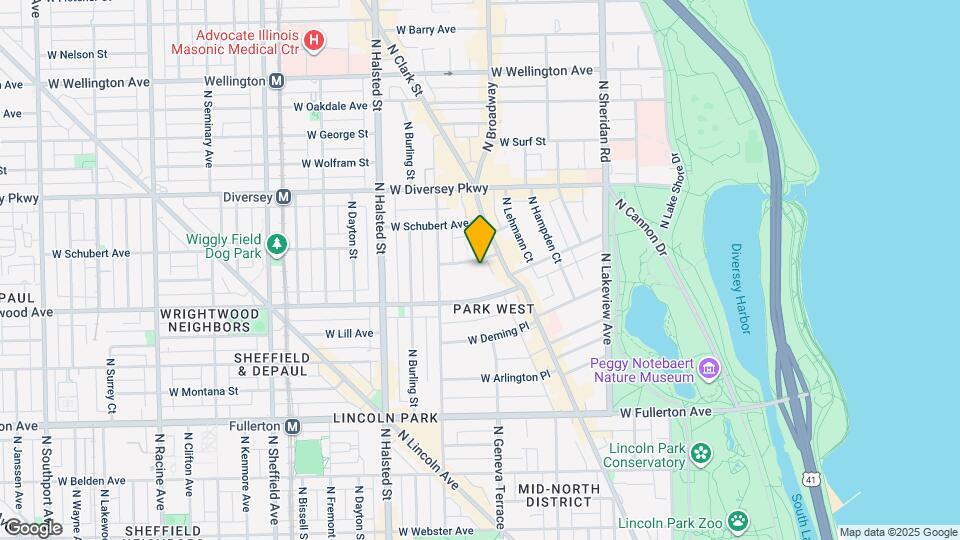 623 W Drummond Pl Map and Location Details