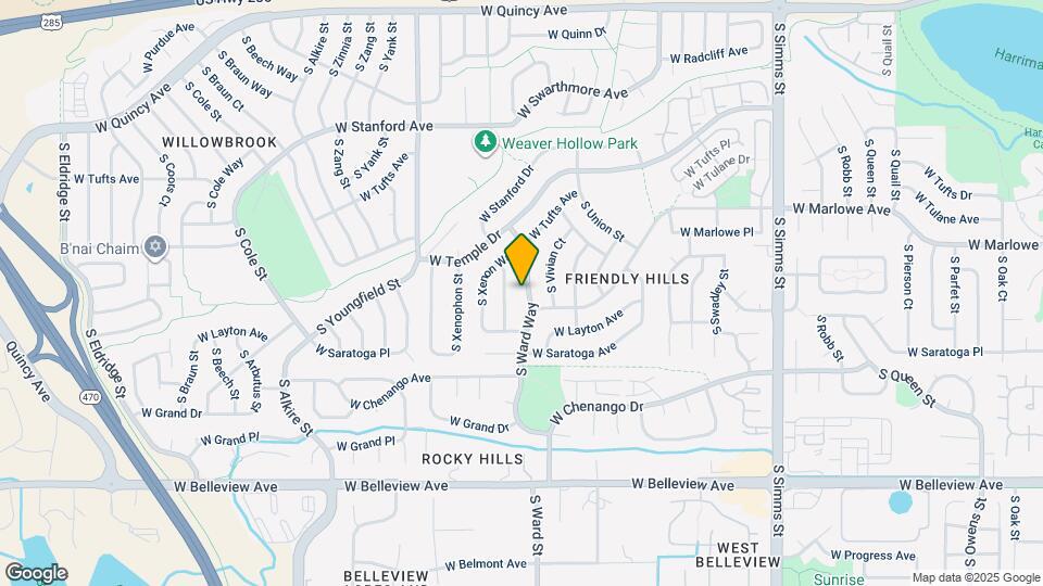 4709 S Ward Way Map and Location Details