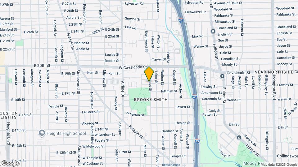 1201 Northwood St Mapa y Detalles de la Ubicación