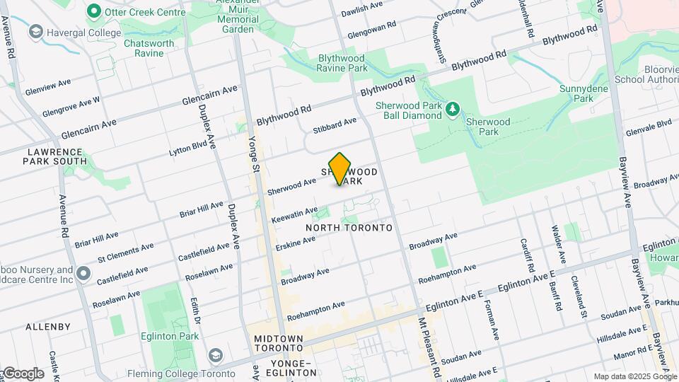 196 Keewatin Ave Map and Location Details