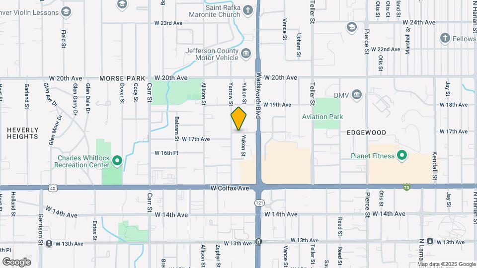 1695 Yukon St Map and Location Details