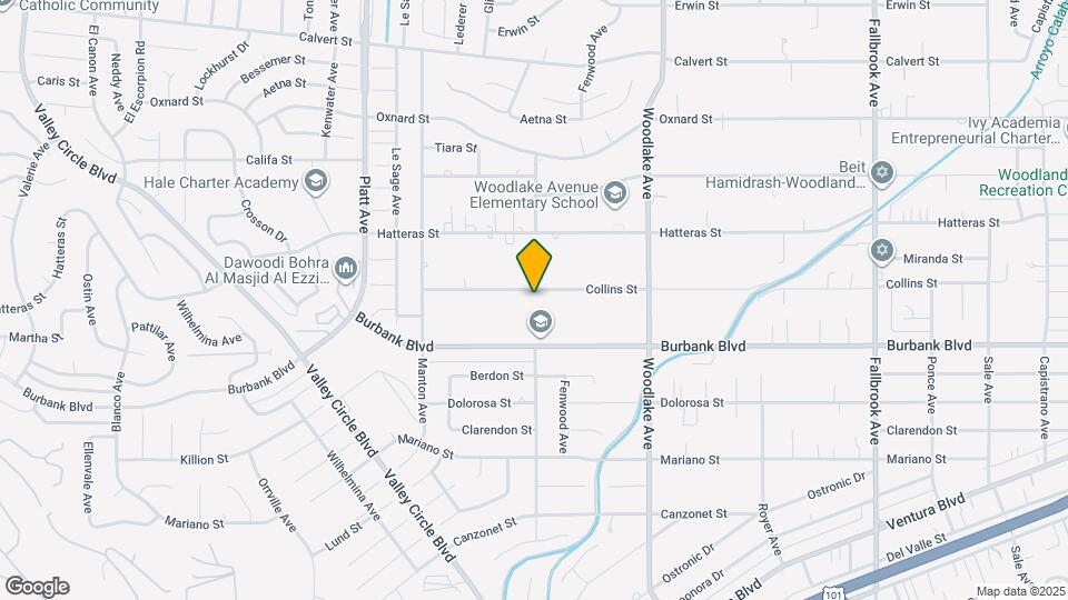 23400 Collins St Map and Location Details