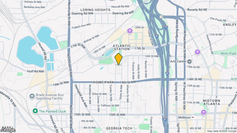 396 15th St NW Map and Location Details