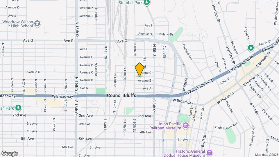 910 Avenue B Map and Location Details